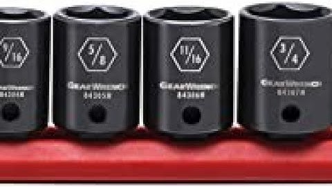 ☢️ GEARWRENCH 8pc 3/8" Impact Socket Set $10😱