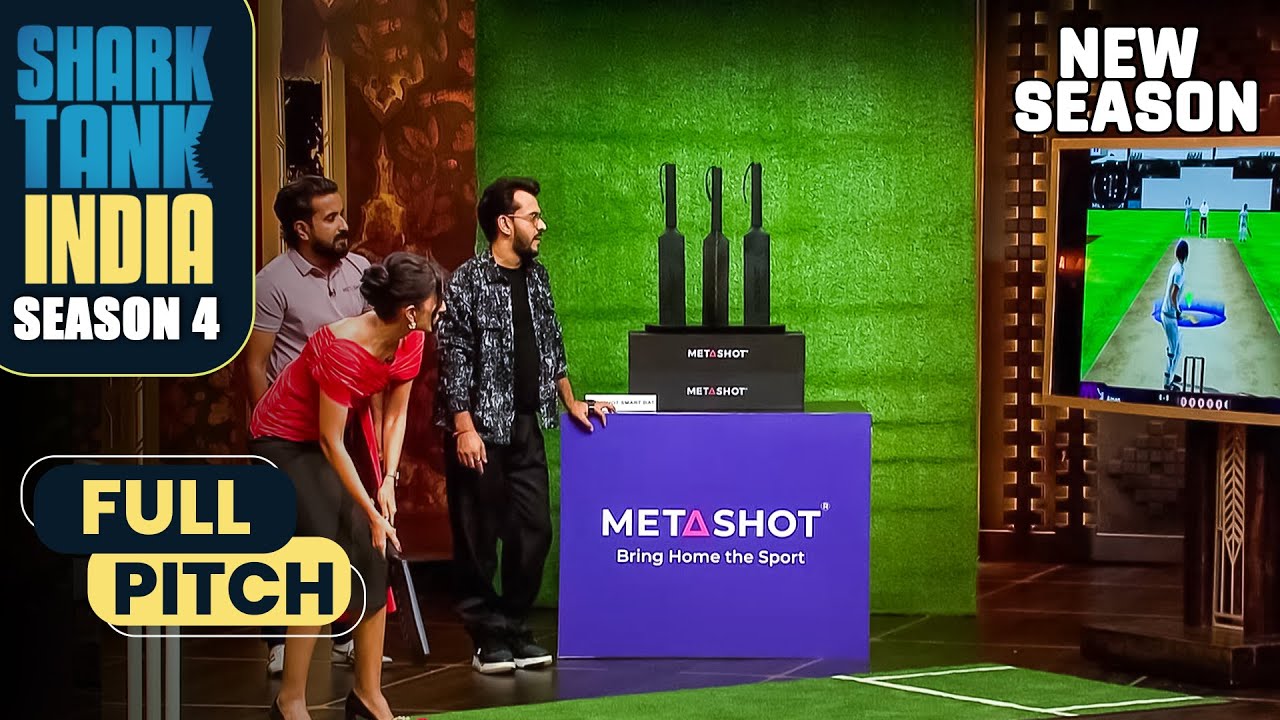 'Meta Shot' का bat इस्तेमाल करके Aman & Vineeta ने खेला cricket | Shark ...