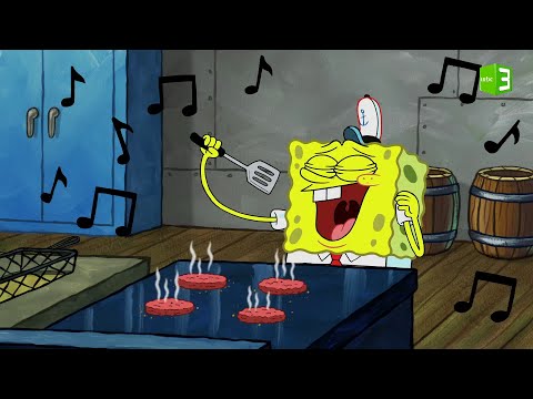 سبونج بوب يجذب العملاء بصوته الرائع