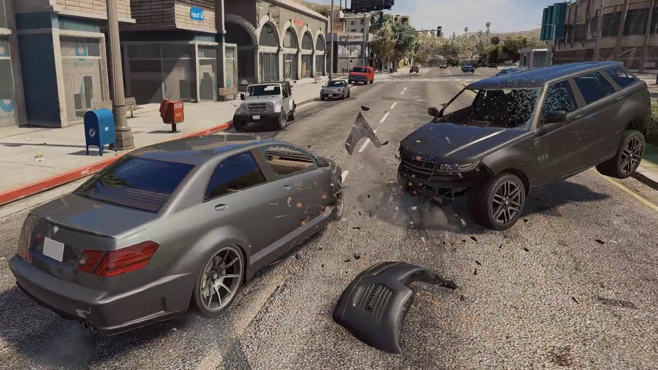 GTA 5 Car Crashes Compilation #7 (With Roof And Door Deformation) - YouTube