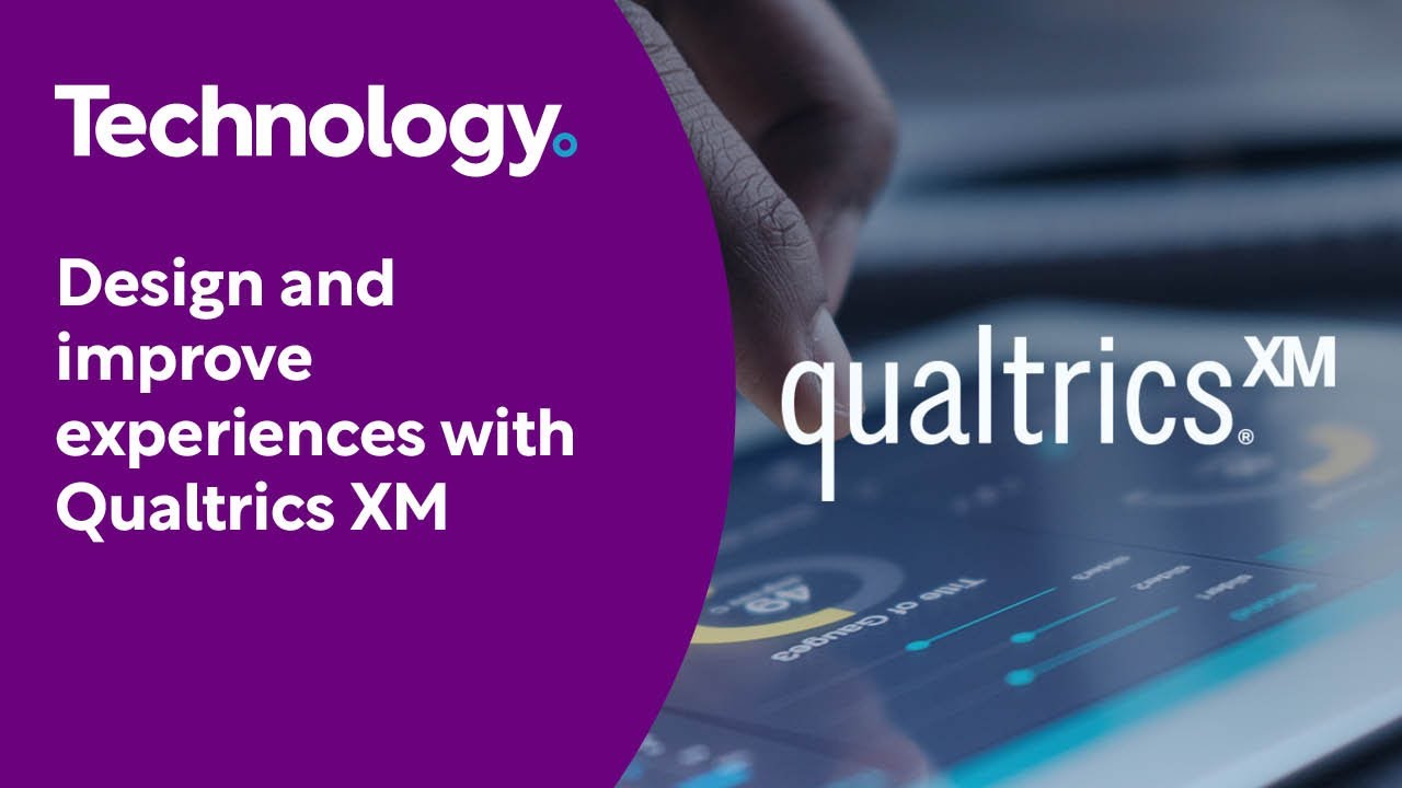 Design and improve experiences with Qualtrics XM YouTube