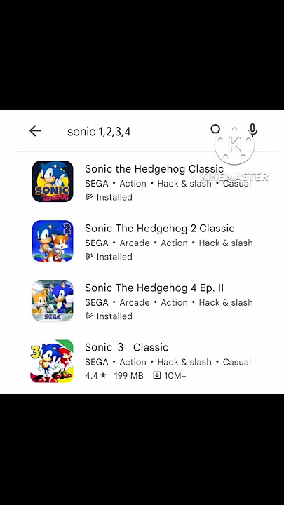 sonic 3 is on play store! download now