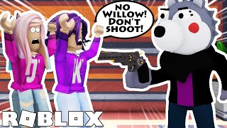 Willow the Wolf Captures Us at the Factory! | Roblox: Piggy