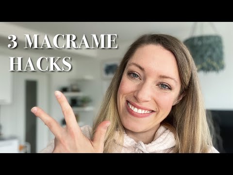 Video: 6 būdai, kaip padaryti „Macrame“