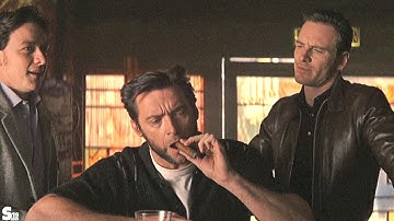 Magneto & Professor X - First Meets Wolverine Scene. | X-Men : First Class (2011)