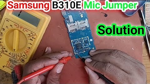 Samsung B310E Mic Jumper Ways || Samsung B310E Mic Problem Solution || All Keypad Mobile Mic Jumper