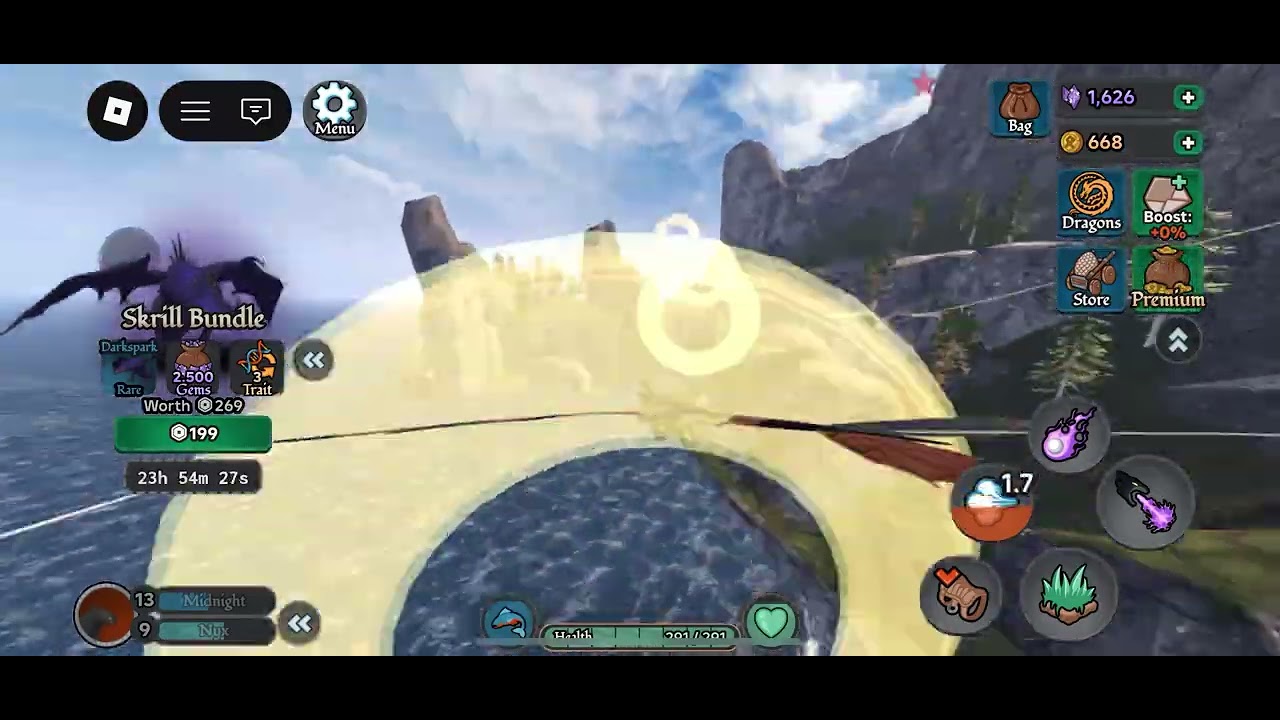 part something i’m train your Dragon Roblox official game