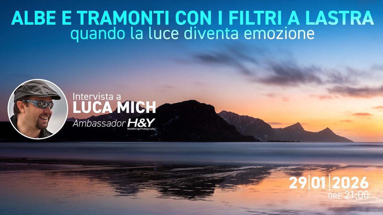 Albe e tramonti con filtri a lastra - Quando la luce diventa emozione