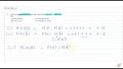 Given two independent events A and B such that`P(A) = 0. 3` ,`P(B) = 0. 6` . Find (i) P(A and B)...