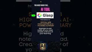 Glasp- Ai Tool For Summarizer Productivity Artificial Intelligence Summarizer