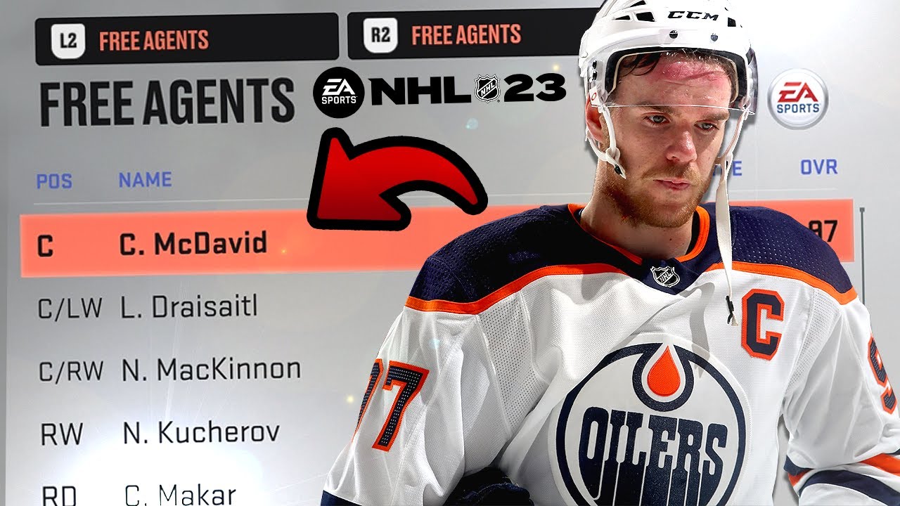 I put the entire NHL in free agency..