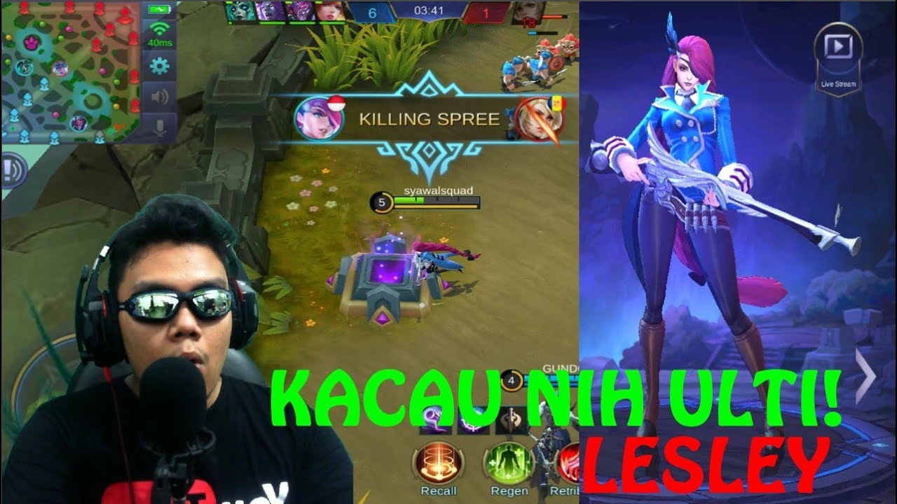 Foto Lucu Mobile Legend Lesley | Gokil Abis