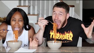 2X SPICY NUCLEAR NOODLE CHALLENGE (Impossible - Finished the WHOLE thing!) 2X SPICY NUCLEAR NOODLE CHALLENGE (Impossible - Finished the WHOLE thing!)