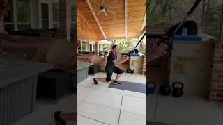 TRX assisted split squat