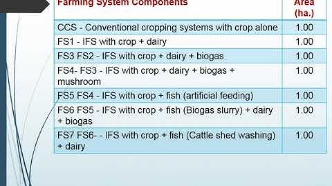 Topic 5 Site Specific IFS Model
