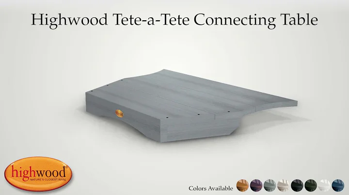 Adirondack Tete-a-Tete Connecting Table AD-CONT1