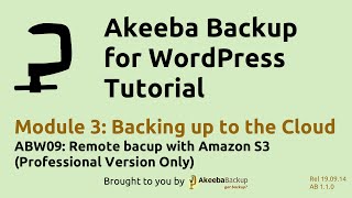 ABW08 Remote Backup with Amazon S3