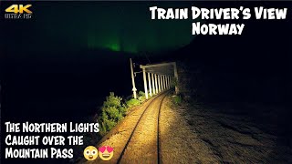 4K CABVIEW: Northern Lights over the Mountain pass by RailCowGirl 140,276 views 1 year ago 3 hours, 36 minutes