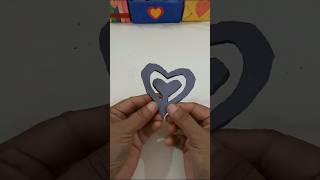 DIY Cute paper cutting tutorial 🖤 #diy #craft #decoration #shorts #art #viralvideo #shortsviral #yt