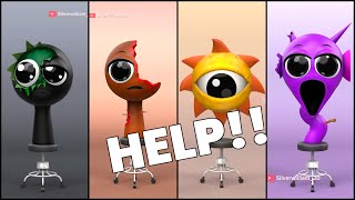 SPRUNKI inredilbox HELP! | Tiles Hop EDM Rush!