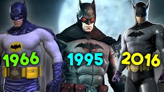 Todos los trajes de BATMAN (con nota)