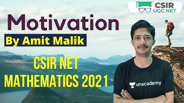 [Morning Motivation] - CSIR NET Mathematics 2021 By Amit Malik