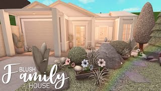 BLOXBURG: *no gamepass* Blush Family House 48k l tour   speedbuild