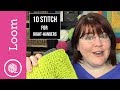 Easiest Ten Stitch - Short Rows and German Short Rows - Loom Knit Right Handed (CC)