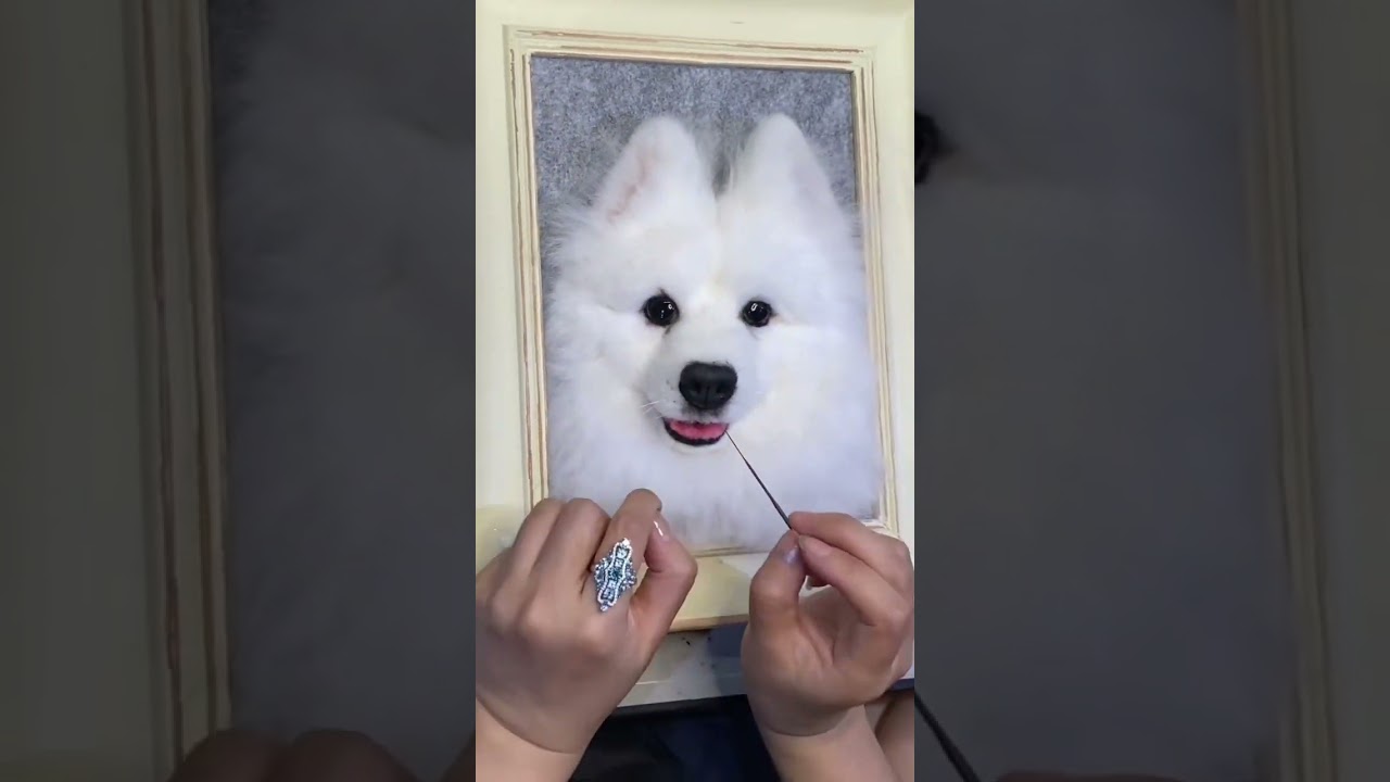 A Pet That Never Runs Away – Custom Felted Pet Portraits!