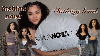 fashion nova haul🛍️ || cute fall outfit ideas + staples