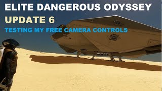 Elite Dangerous Odyssey: Update 6 - Testing free camera controls bound to x56
