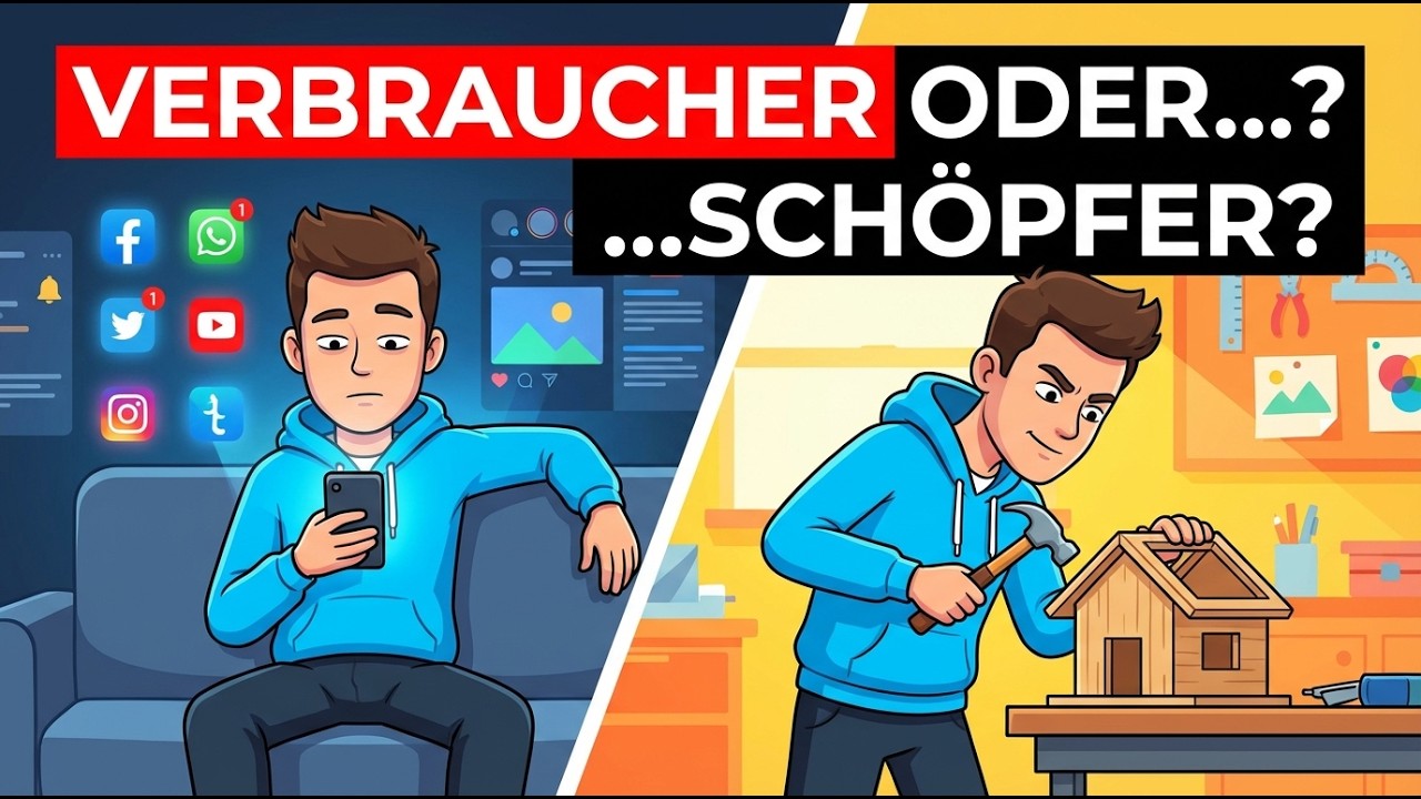 Konsument oder ERSCHAFFER? Deine ZUKUNFT hängt davon ab!