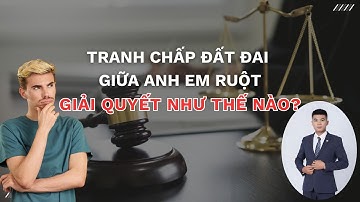 4 Bước Giải Quyết Tranh Chấp Đất Đai giữa anh em ruột #tienanhvlog #luatdatdai #luatdatdai2025 #bds