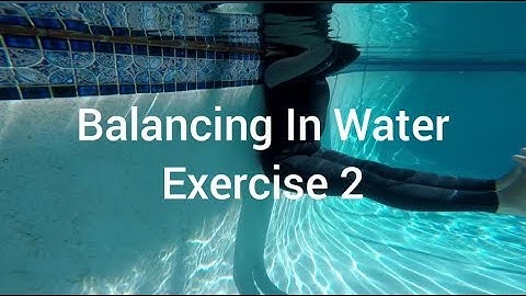 Swimming Lessons For Adults. Strength Exercise For Balancing In Water. Exercise 2.