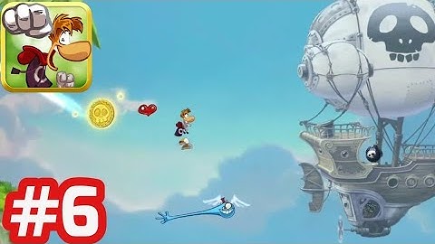 Rayman Jungle Run - Gameplay Walkthrough - Part 6 Pirate Ship (Level 6-1 to 6-10) iOS/Android