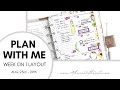 Plan With Me + Writing in Plans For The Week| At Home With Quita