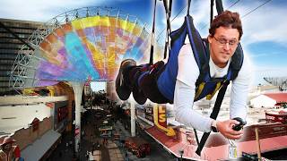 I Rode the Fremont Street VEGAS Zipline for 5 hours Straight - Here's What Happened!