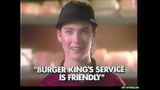 1988 Burger King's Service is Friendly Commercial