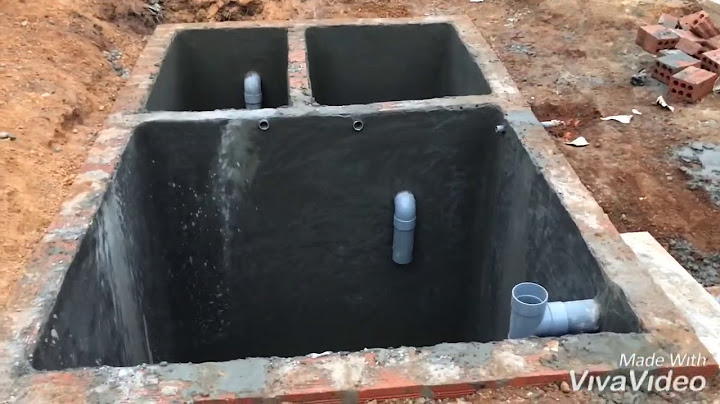 Hướng dẫn cách lắp đặt đường ống cho bể phốt