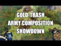 AoE2:DE - Gold-Trash Unit Combination Showdown!