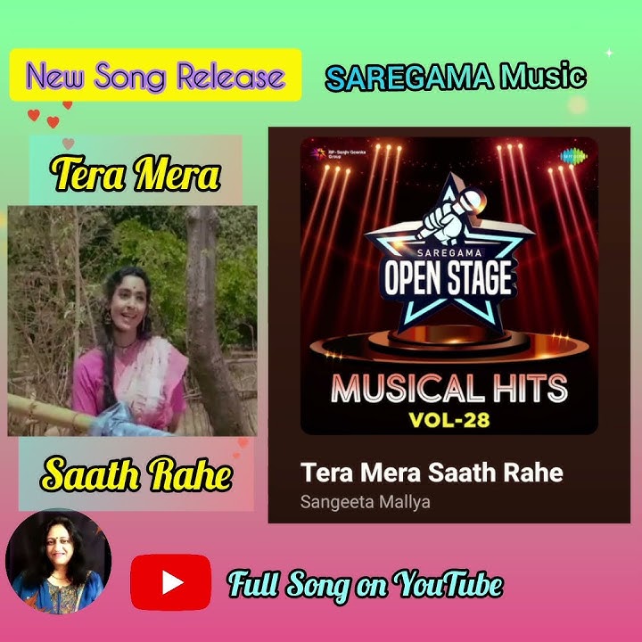 TERA MERA SAATH RAHE ❤️ Cover by Sangeeta Mallya on Saregama Open Stage