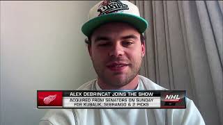 Alex DeBrincat on joining Red Wings
