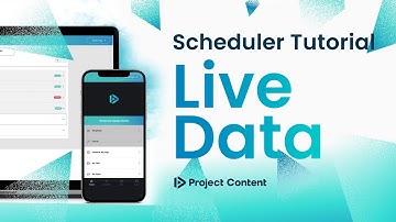 Scheduler Tutorial | Live Data Feeds