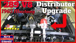 How to replace your distributor  289 Ford  1965 Mustang  with a Mallory Unilite Distributor