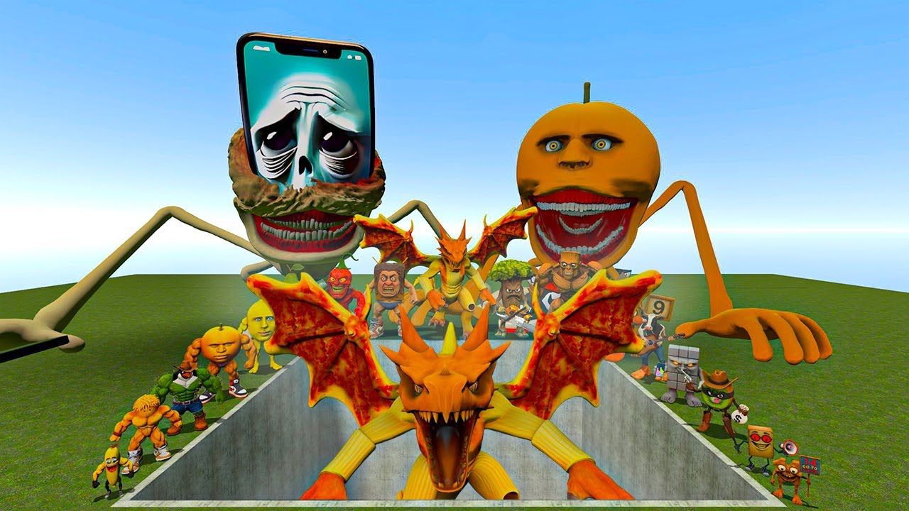 All New Italian AI Brainrot Memes vs Giant Pit with Cannelloni Dragoni Brainrot Monters!– Gmod