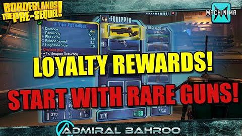 Borderlands The Pre-Sequel: Loyalty Rewards for Playing Borderlands 1&2 - Get Unique Guns at Level 1