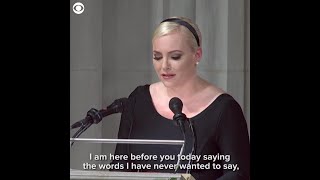 Meghan McCain's eulogy to her father