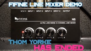 Thom Yorke - Has Ended (Cover and FiFine N5 Mixer Demo by Joe Edelmann)