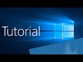 Windows 10 Tutorial (Deutsch/German)