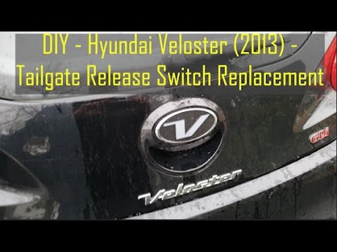 DIY - Hyundai Veloster (2013) Tailgate Release Switch Replacement